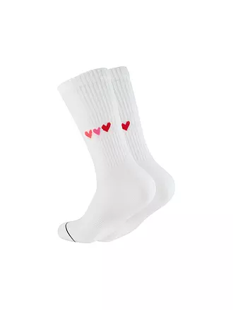 OOLEY | Socken ICON LOVE weiss | 